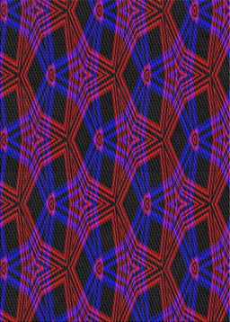 Patterned Purple Novelty Rug, pat2607