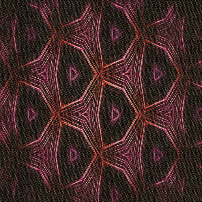 Round Patterned Chocolate Brown Rug, pat2608brn