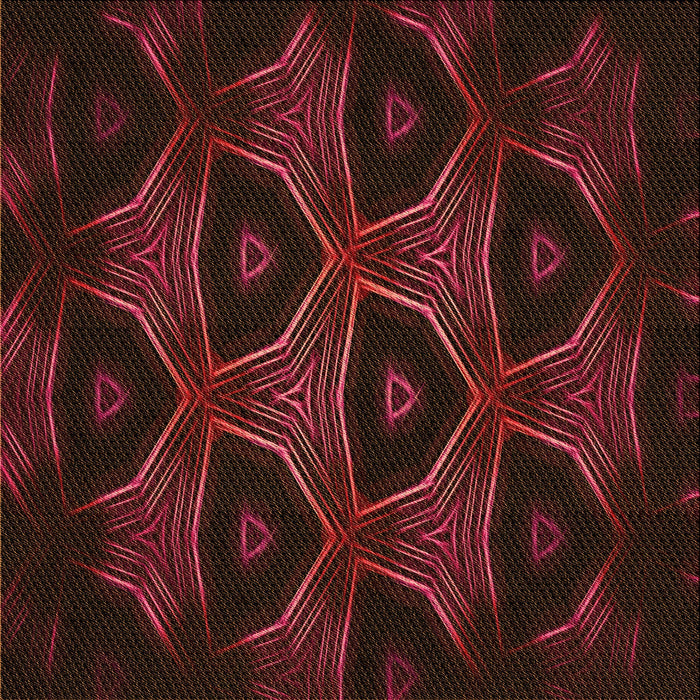 Round Patterned Red Brown Rug, pat2608org