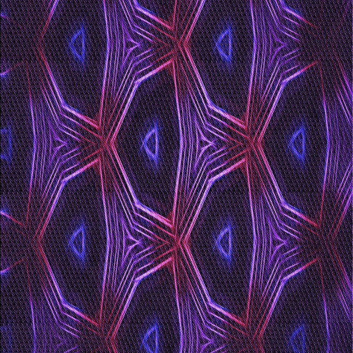 Patterned Dark Purple Rug, pat2608pur