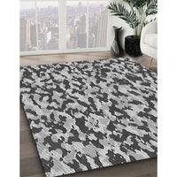 Patterned Silver Gray Rug, pat2609gry