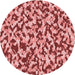 Square Patterned Light Coral Pink Rug, pat2609rd