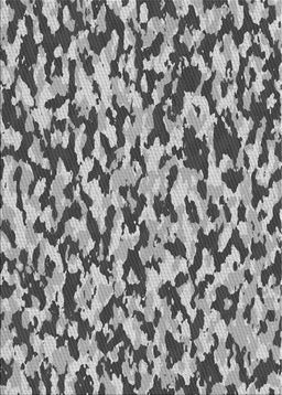 Patterned Light Black Novelty Rug, pat2609