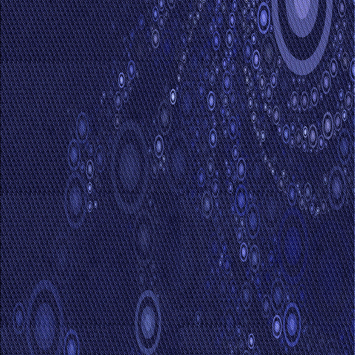 Patterned Night Blue Rug, pat261blu