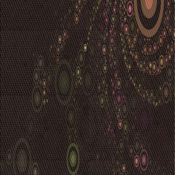 Patterned Dark Brown Rug, pat261brn