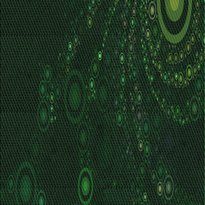 Machine Washable Transitional Deep Emerald Green Rug, wshpat261grn