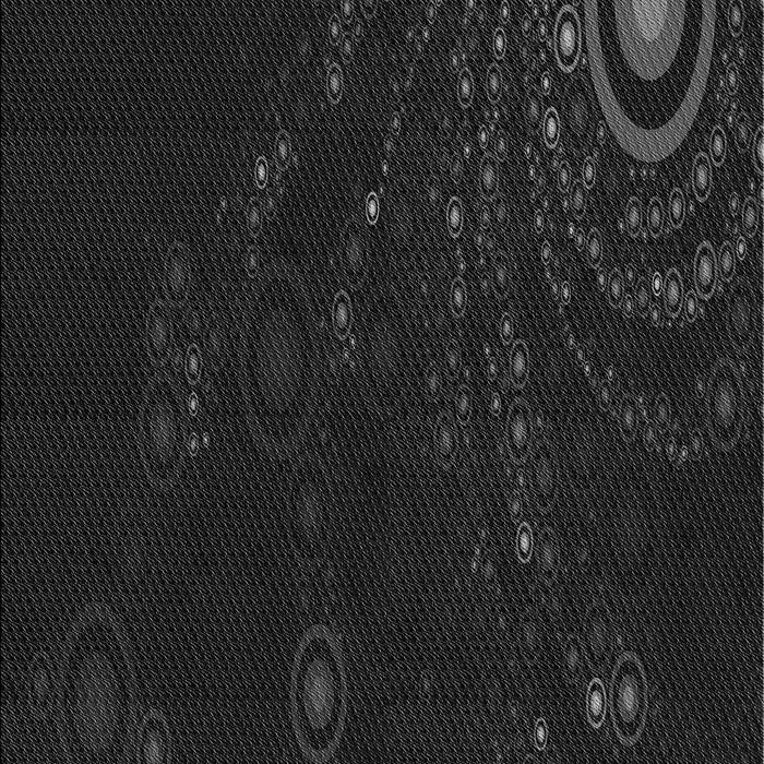 Machine Washable Transitional Black Rug, wshpat261gry