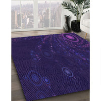 Patterned Amethyst Purple Rug, pat261pur