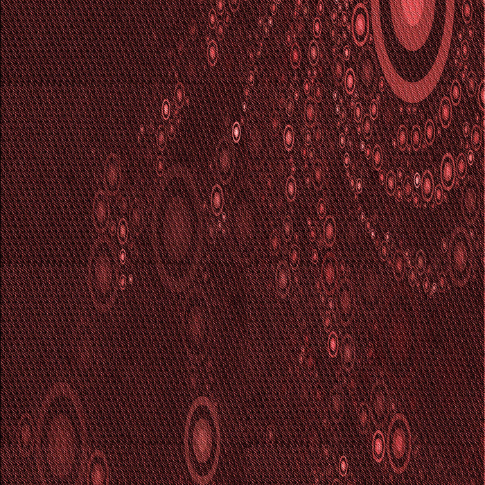 Patterned Saffron Red Rug, pat261rd