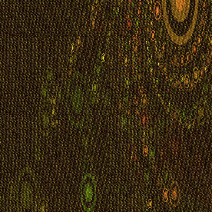 Patterned Dark Bronze Brown Rug, pat261yw