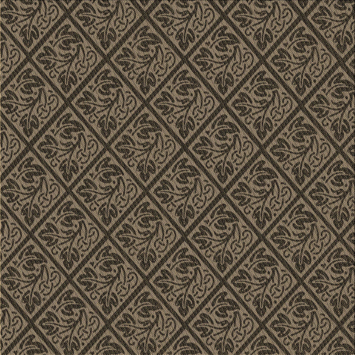 Round Patterned Burgundy Brown Rug, pat2610brn