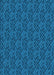 Patterned Deep Sky Blue Rug, pat2610lblu