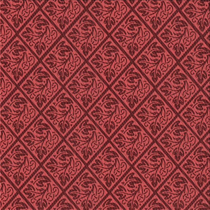 Round Machine Washable Transitional Cranberry Red Rug, wshpat2610rd