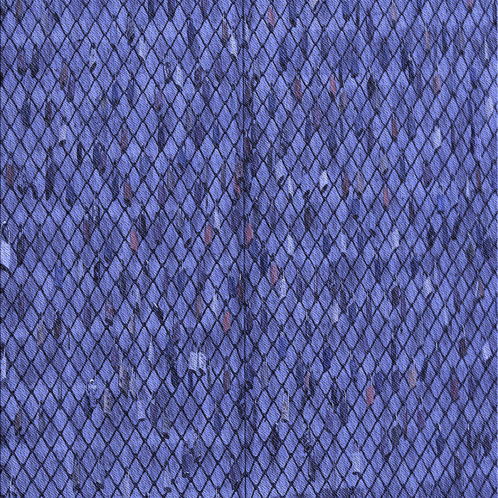 Machine Washable Transitional Light Slate Blue Rug, wshpat2611blu