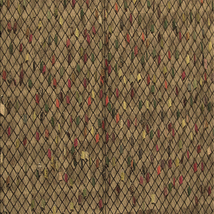 Machine Washable Transitional Cinnamon Brown Rug, wshpat2611brn