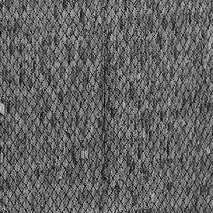 Machine Washable Transitional Black Rug, wshpat2611gry