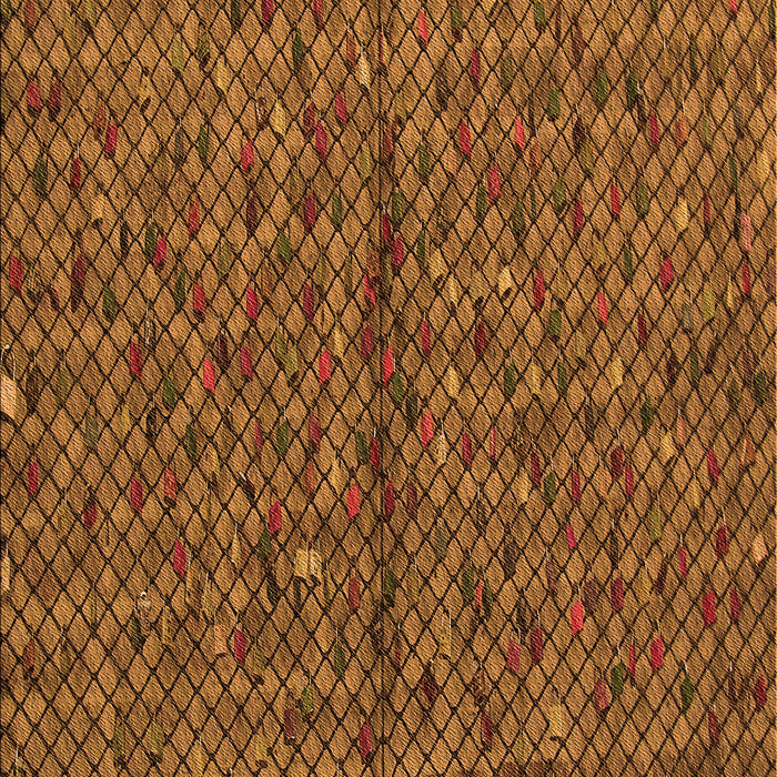 Patterned Red Brown Rug, pat2611org