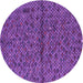 Square Machine Washable Transitional Bright Purple Rug in a Living Room, wshpat2611pur