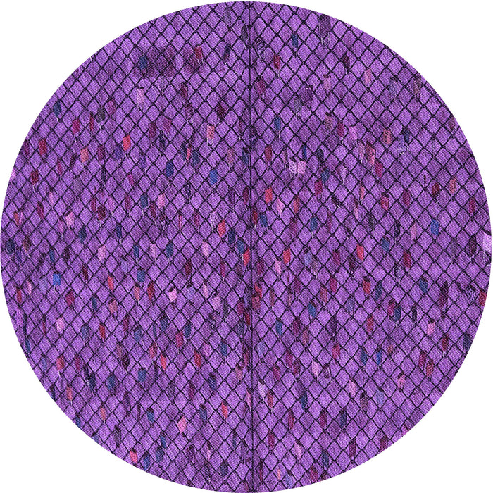 Square Patterned Bright Purple Rug, pat2611pur