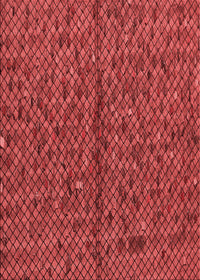 Machine Washable Transitional Tomato Red Rug, wshpat2611rd