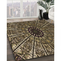 Patterned Peru Brown Rug, pat2612brn