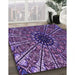 Machine Washable Transitional Purple Rug in a Family Room, wshpat2612pur