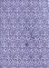 Machine Washable Transitional Amethyst Purple Rug, wshpat2614blu