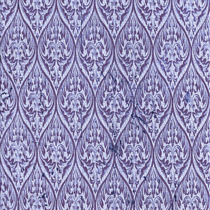 Patterned Amethyst Purple Rug, pat2614blu