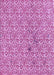 Patterned Deep Pink Rug, pat2614pur