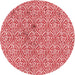 Square Machine Washable Transitional Pastel Pink Rug in a Living Room, wshpat2614rd