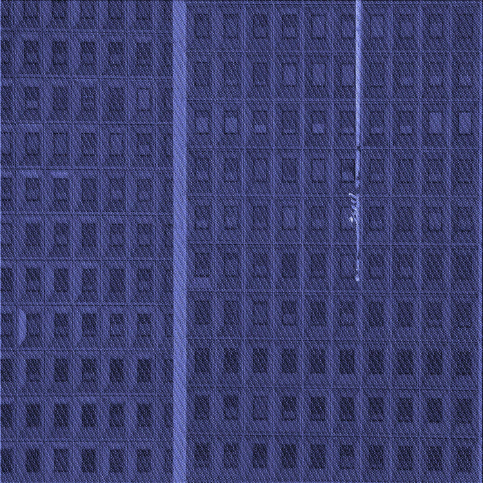 Round Machine Washable Transitional Royal Blue Rug, wshpat2615blu