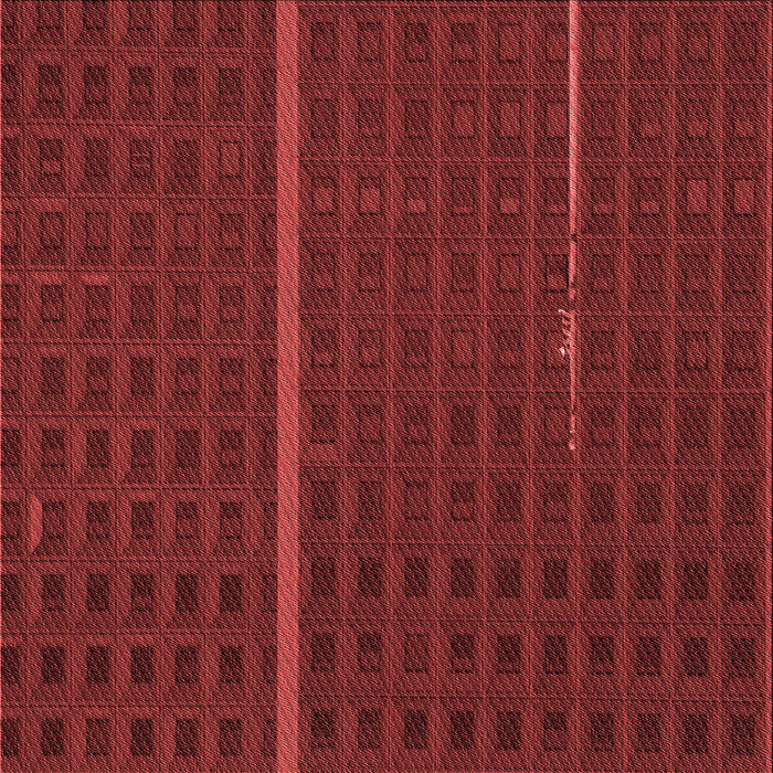 Round Patterned Red Rug, pat2615rd