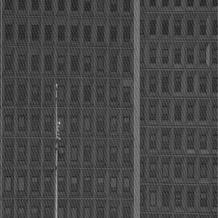 Patterned Gray Novelty Rug, pat2615