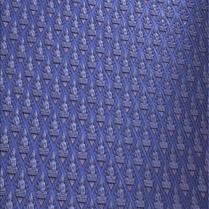 Patterned Blue Rug, pat2616blu