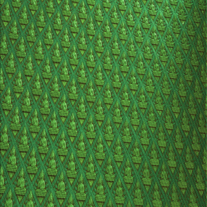 Patterned Deep Emerald Green Rug, pat2616grn