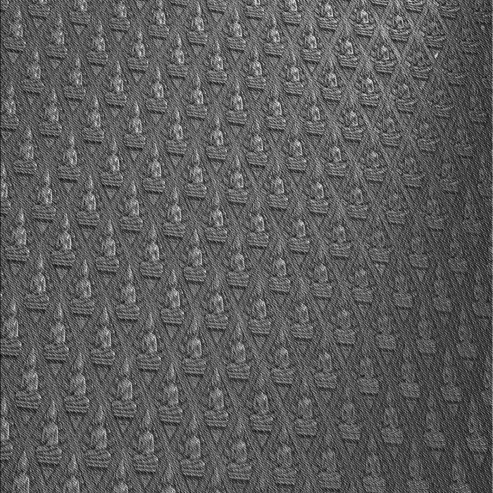 Patterned Platinum Gray Rug, pat2616gry