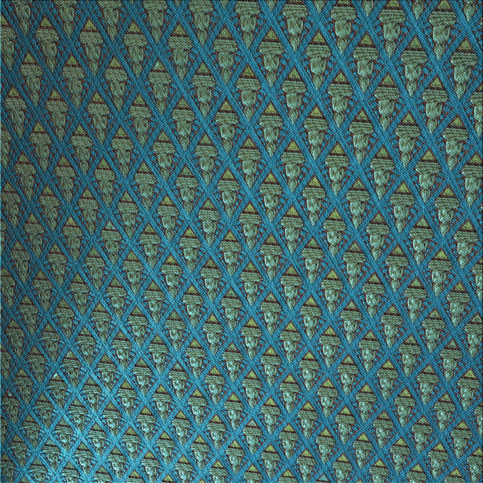 Round Patterned Charcoal Blue Rug, pat2616lblu