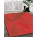 Machine Washable Transitional Red Rug in a Family Room, wshpat2617org