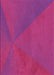 Patterned Deep Pink Rug, pat2617pur