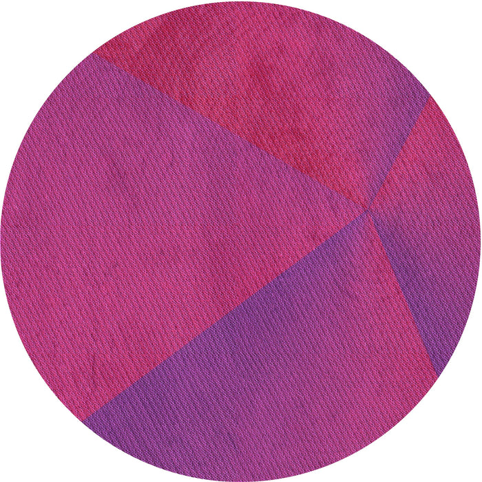 Square Patterned Deep Pink Rug, pat2617pur