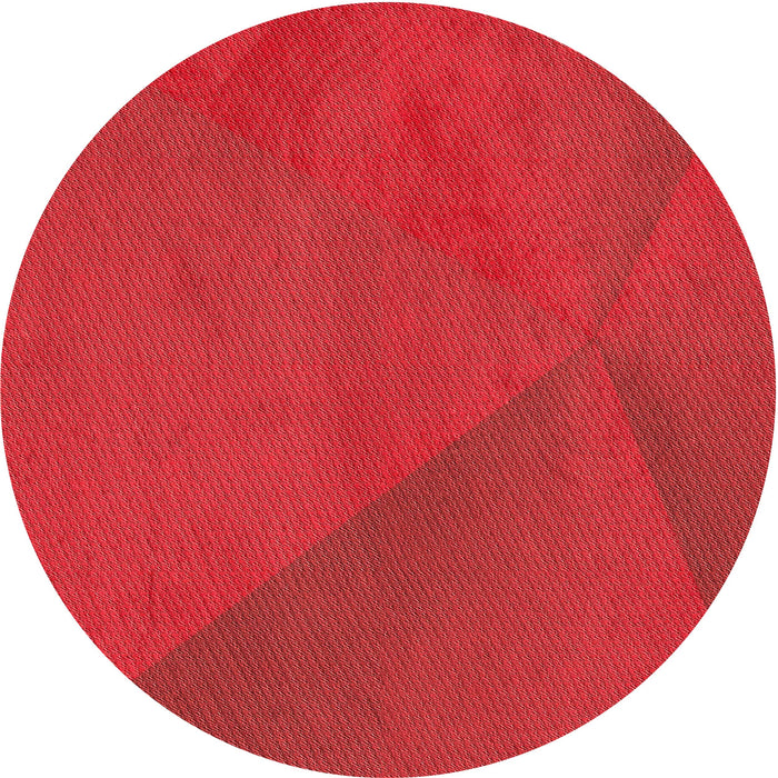Square Patterned Red Rug, pat2617rd