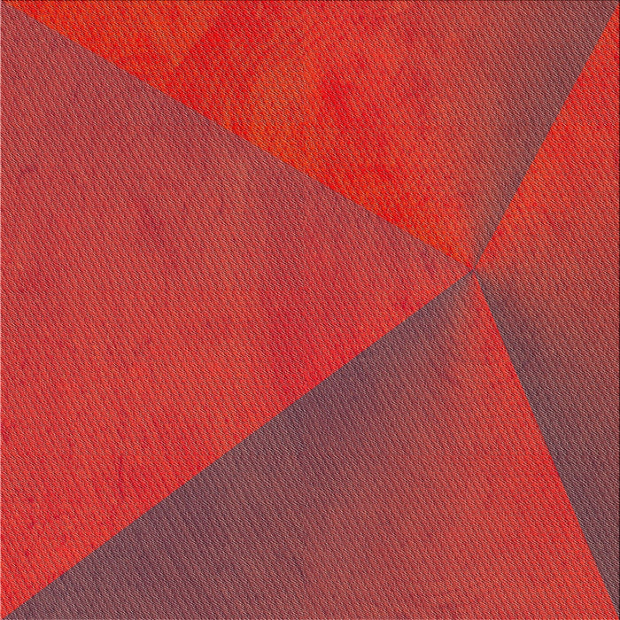 Square Patterned Red Novelty Rug, pat2617