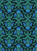 Patterned Deep Teal Green Rug, pat2618lblu