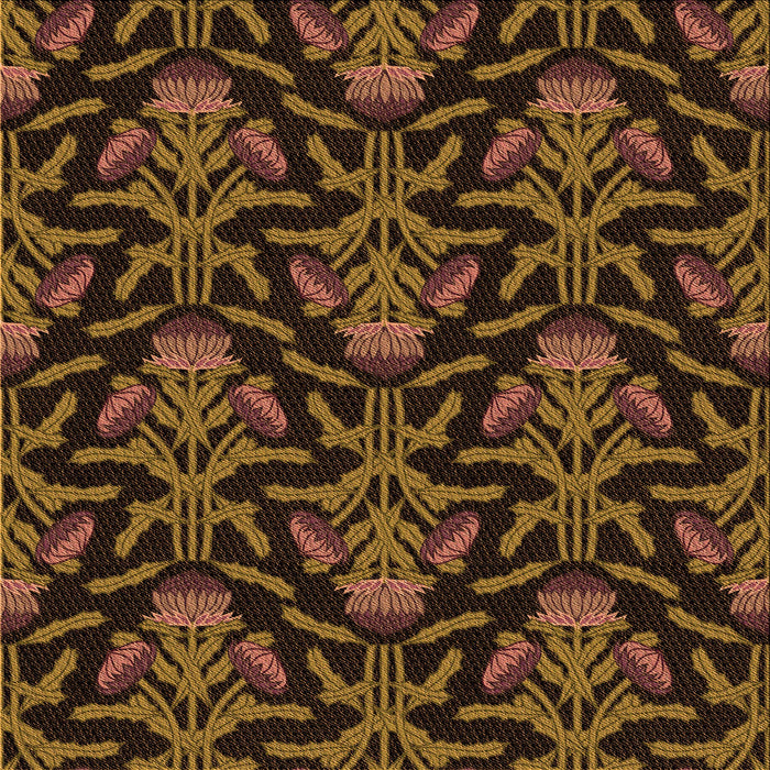 Round Machine Washable Transitional Black Brown Rug, wshpat2618org