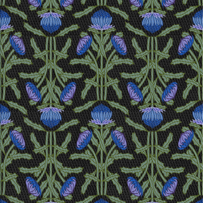 Patterned Grayish Turquoise Green Modern Rug, pat2618