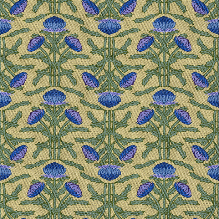 Square Patterned Light Black Novelty Rug, pat2619