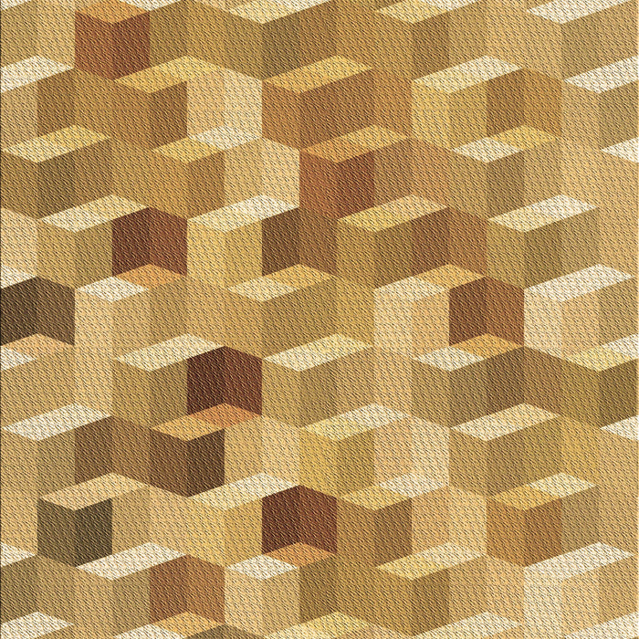 Patterned Orange Rug, pat262brn