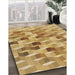 Machine Washable Transitional Orange Rug in a Family Room, wshpat262brn