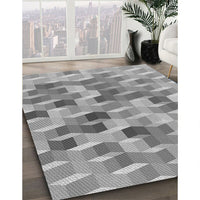 Patterned Cloud Gray Rug, pat262gry