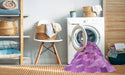 Machine Washable Transitional Violet Purple Rug in a Washing Machine, wshpat262pur